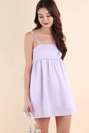 BELLUNA V3 SATIN DRESS IN LILAC