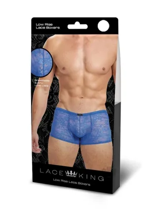 Lace King Lace Trunks L/xl Blu