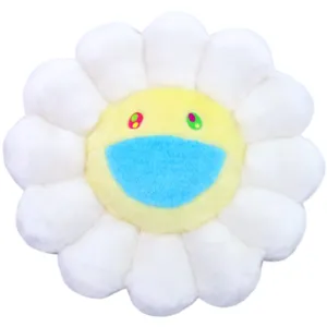 Takashi Murakami White Cushion 60cm 村上隆 白色太阳花抱枕 60cm