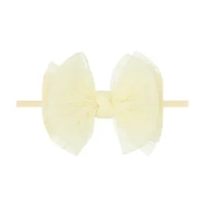 TULLE FAB® SKINNY: pleated daffodil